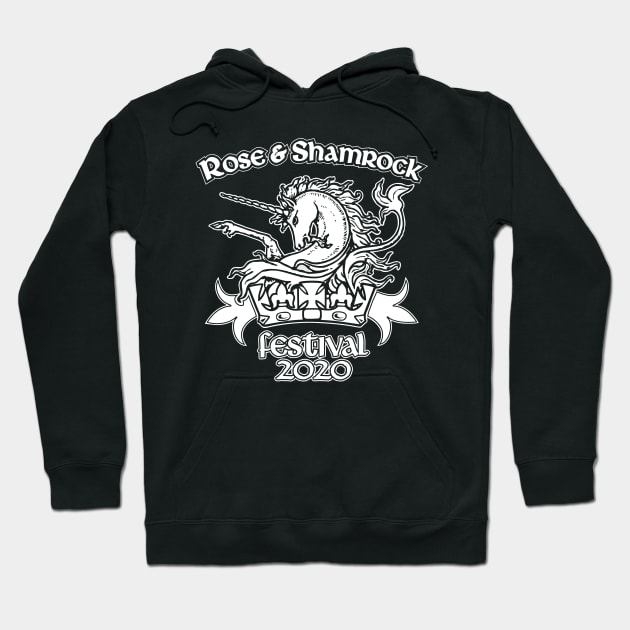 Rose and Shamrock 2020 Logo Hoodie by roseandshamrock